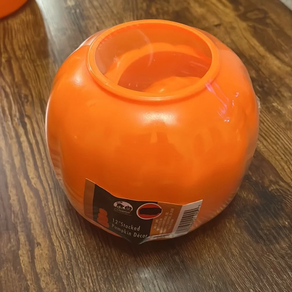 12” Orange Stacking Pumpkins “NEW”
